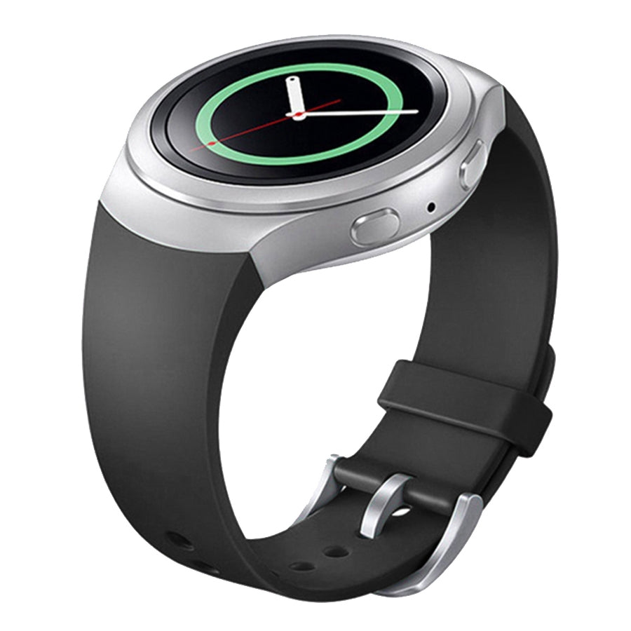 For-Samsung-Gear-S2-Sport-/-Gear-S2-Watch-Solid-Color-Silicone-Watchband(Grey)