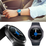 For-Samsung-Gear-S2-Sport-/-Gear-S2-Watch-Solid-Color-Silicone-Watchband(Grey)