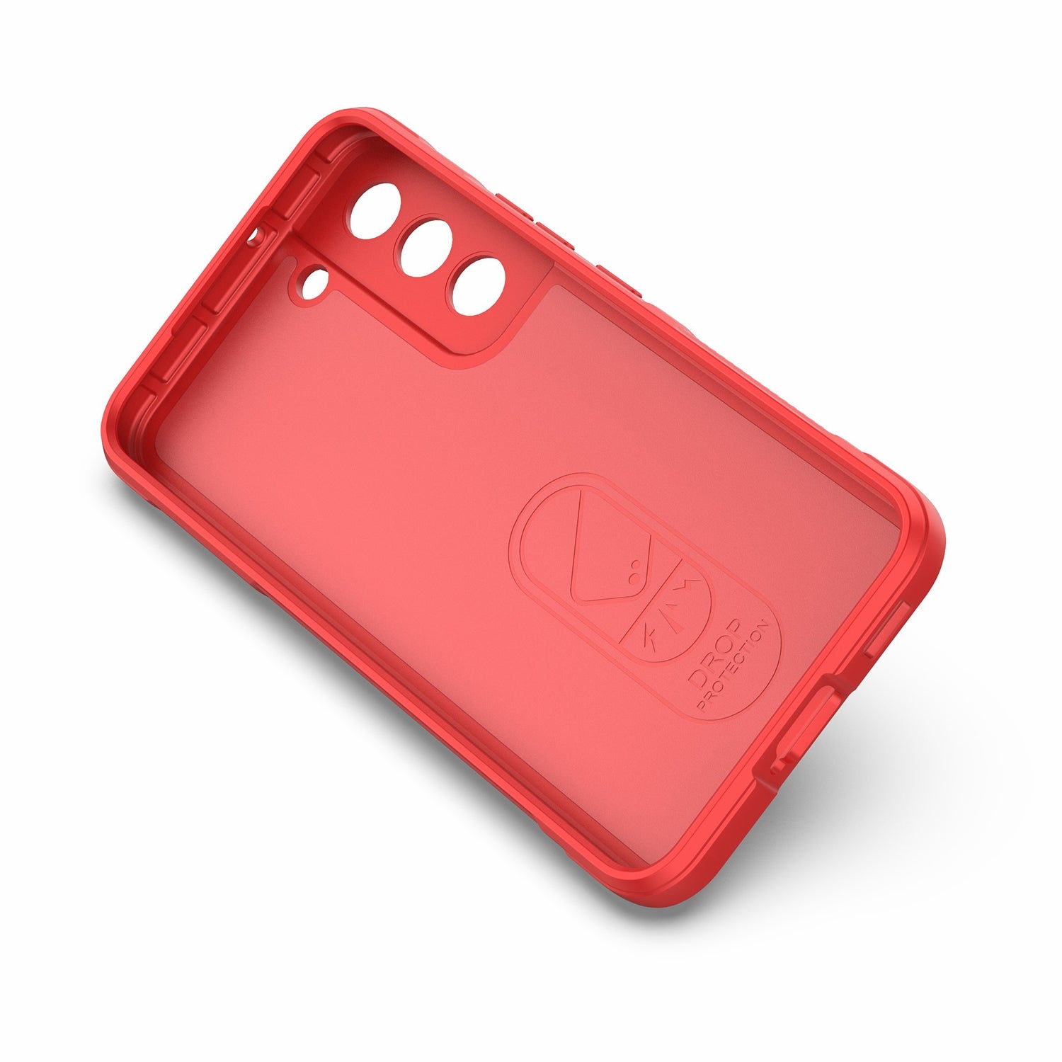 For-Samsung-Galaxy-M23-5G-Magic-Shield-TPU-+-Flannel-Phone-Case(Red)