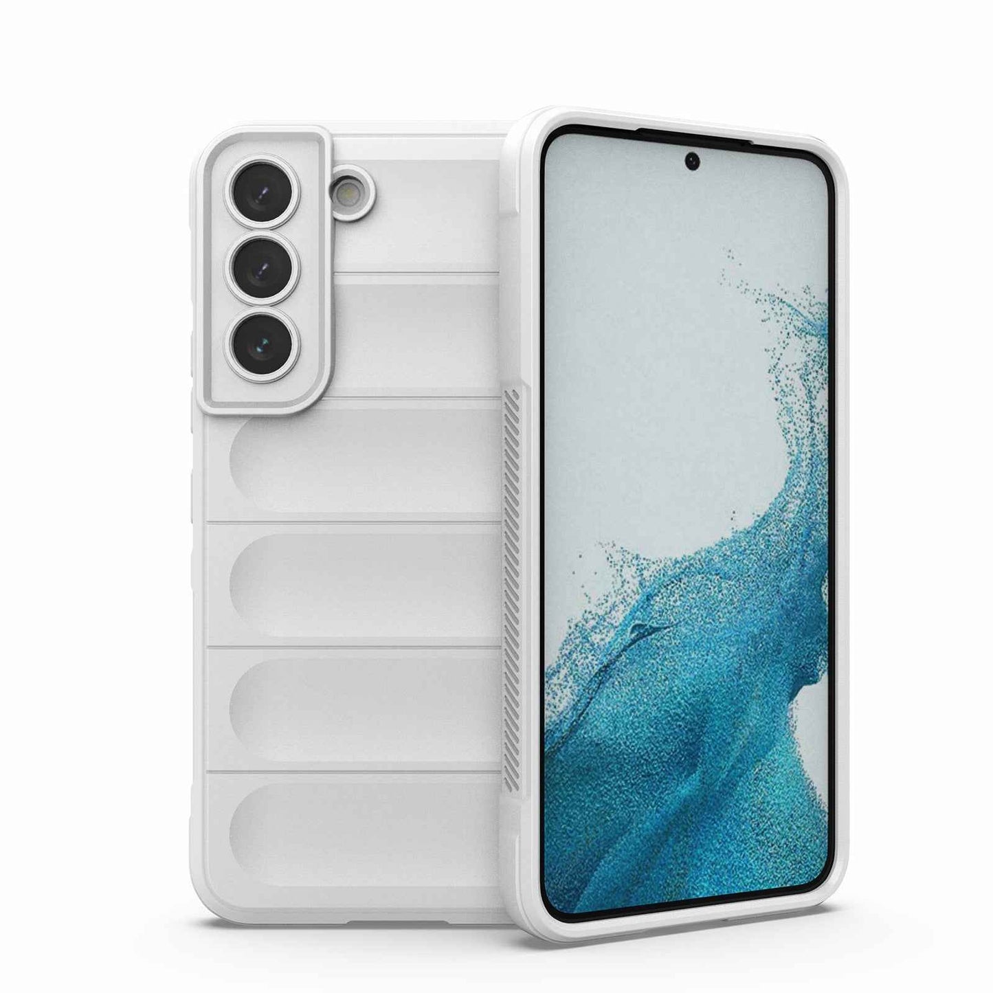 For-Samsung-Galaxy-M23-5G-Magic-Shield-TPU-+-Flannel-Phone-Case(White)