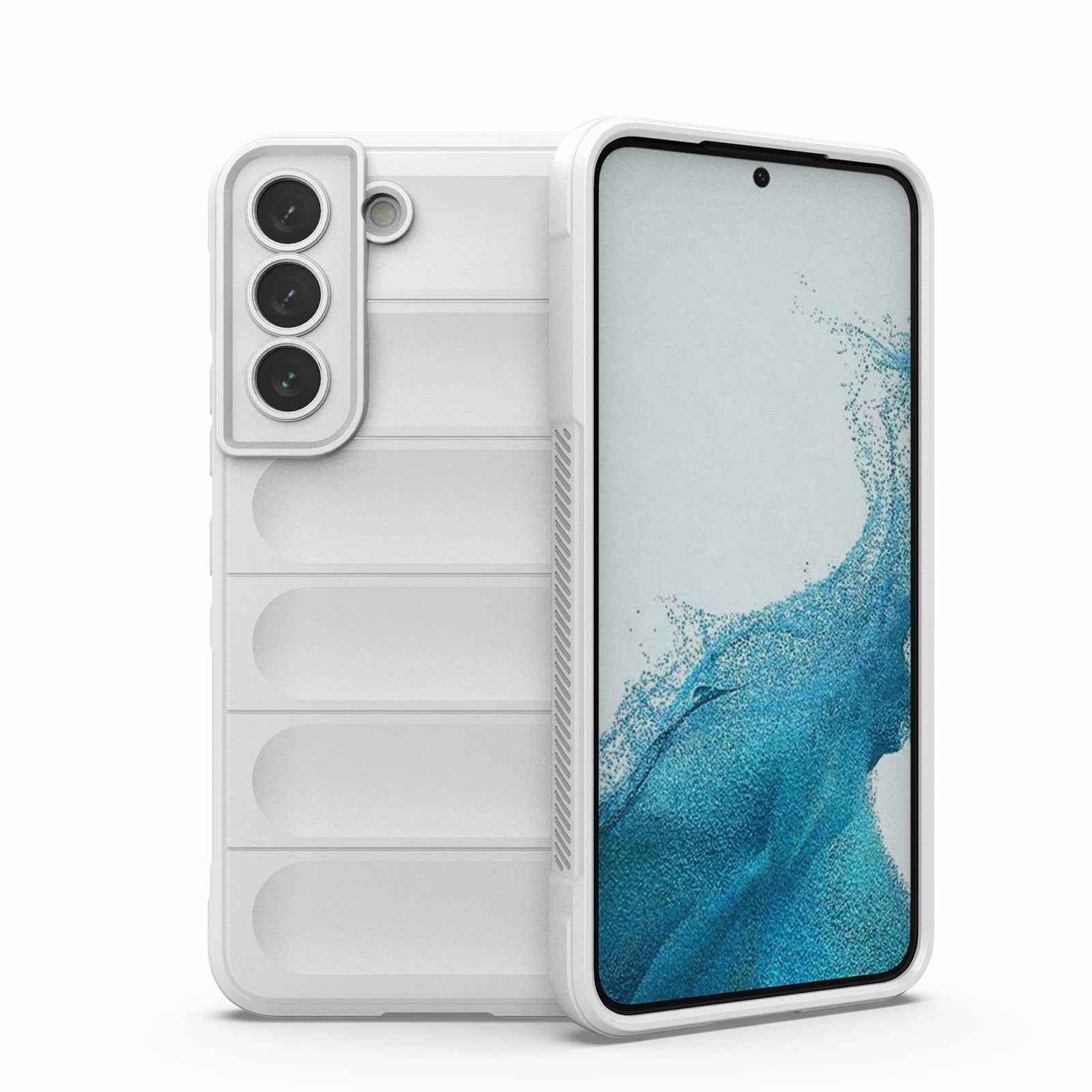 For-Samsung-Galaxy-M23-5G-Magic-Shield-TPU-+-Flannel-Phone-Case(White)