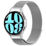 For-Samsung-Galaxy-Watch-6-Button-Style-Milan-Magnetic-Metal-Watch-Band(Silver)