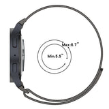 For-Samsung-Galaxy-Watch-6-Button-Style-Milan-Magnetic-Metal-Watch-Band(Silver)