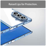 For-Samsung-Galaxy-Z-Fold7-5G-PC-Hybrid-TPU-Airbag-Shockproof-Phone-Case(Transparent-Blue)