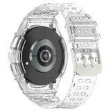 For-Samsung-Galaxy-Watch6-Classic-43mm-R950-Glacier-TPU-Integrated-Watch-Band(Transparent)