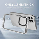 For-Samsung-Galaxy-M53-Transparent-Acrylic-+-TPU-Shockproof-Phone-Case(Transparent-Black)