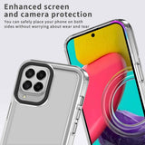 For-Samsung-Galaxy-M53-Transparent-Acrylic-+-TPU-Shockproof-Phone-Case(Transparent-Black)