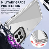 For-Samsung-Galaxy-M53-Transparent-Acrylic-+-TPU-Shockproof-Phone-Case(Transparent-Black)