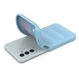 For-Samsung-Galaxy-M13-4G-Magic-Shield-TPU-+-Flannel-Phone-Case(Dark-Green)