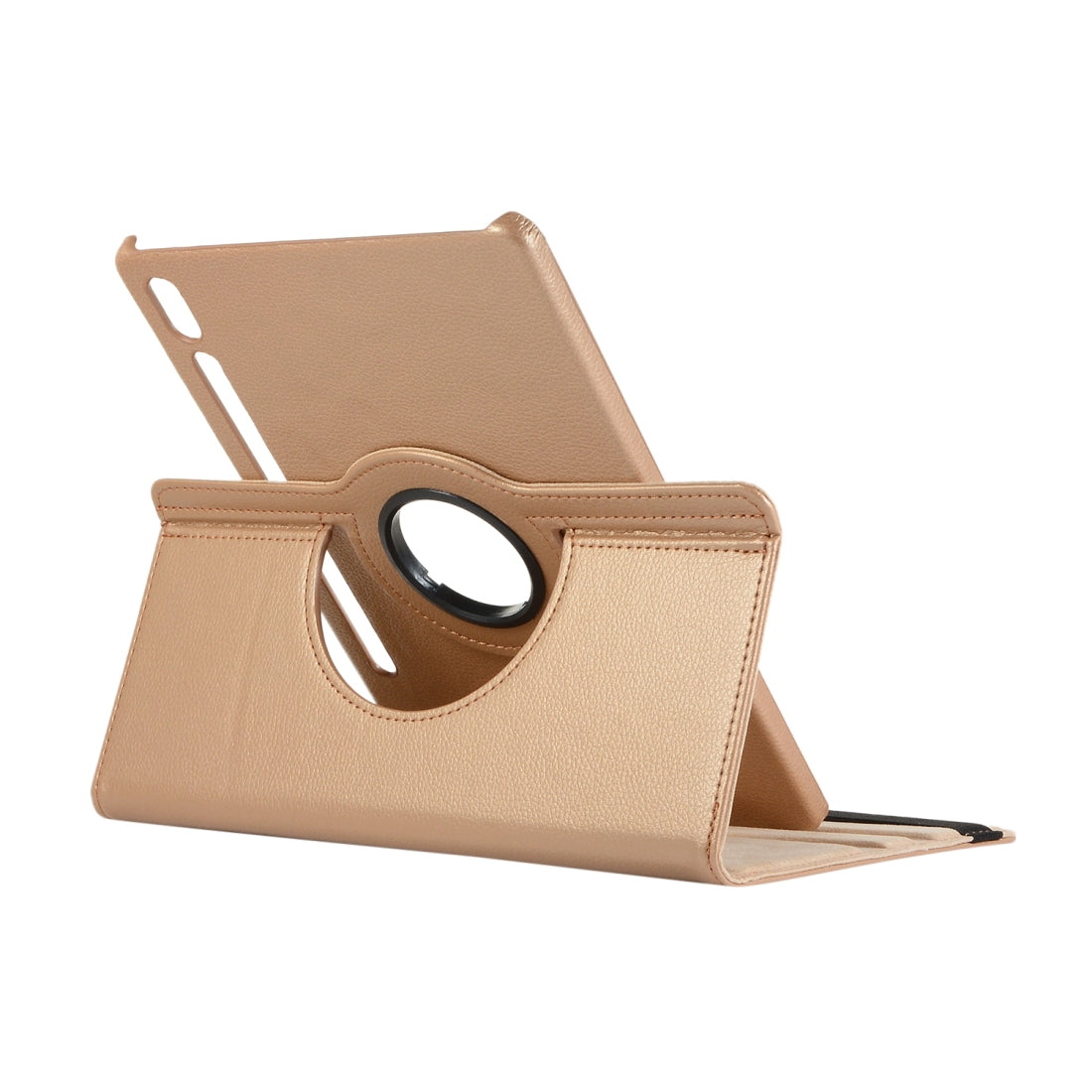 For-Samsung-Galaxy-Tab-S7-T870-2020-/-Tab-S8-Litchi-Texture-Horizontal-Flip-360-Degrees-Rotation-Leather-Case-with-Holder(Brown)
