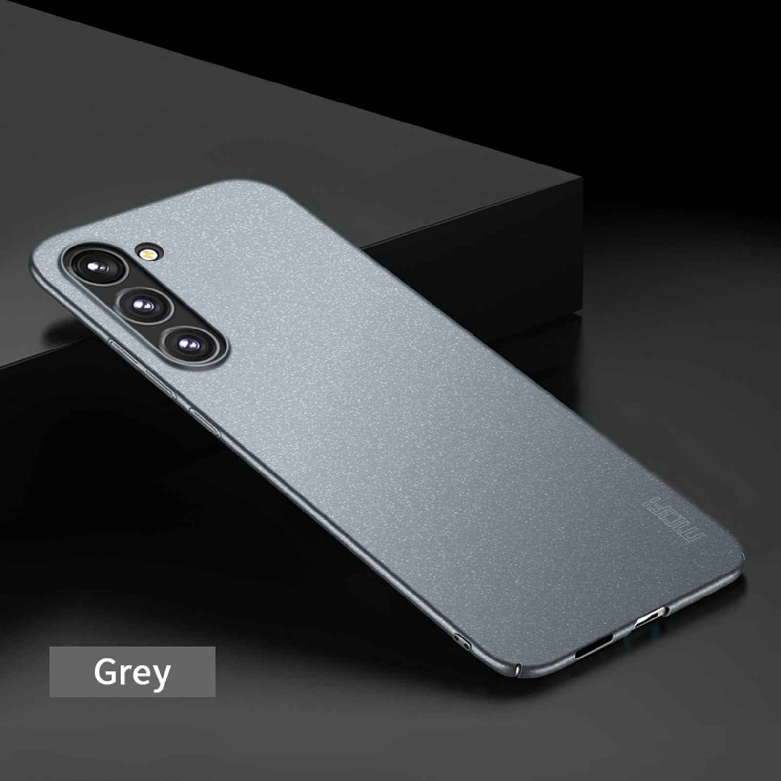 For-Samsung-Galaxy-S24-5G-MOFI-Fandun-Series-Frosted-PC-Ultra-thin-All-inclusive-Phone-Case(Gray)