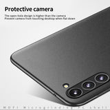 For-Samsung-Galaxy-S24-5G-MOFI-Fandun-Series-Frosted-PC-Ultra-thin-All-inclusive-Phone-Case(Gray)