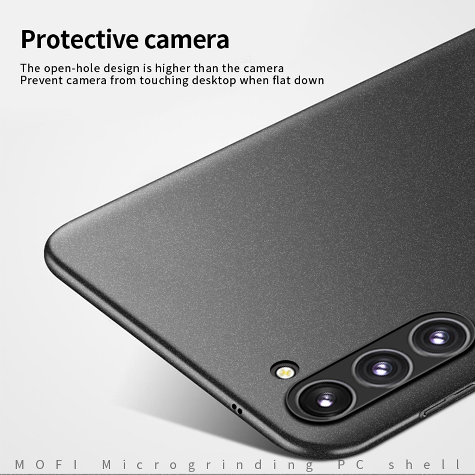 For-Samsung-Galaxy-S24-5G-MOFI-Fandun-Series-Frosted-PC-Ultra-thin-All-inclusive-Phone-Case(Gray)