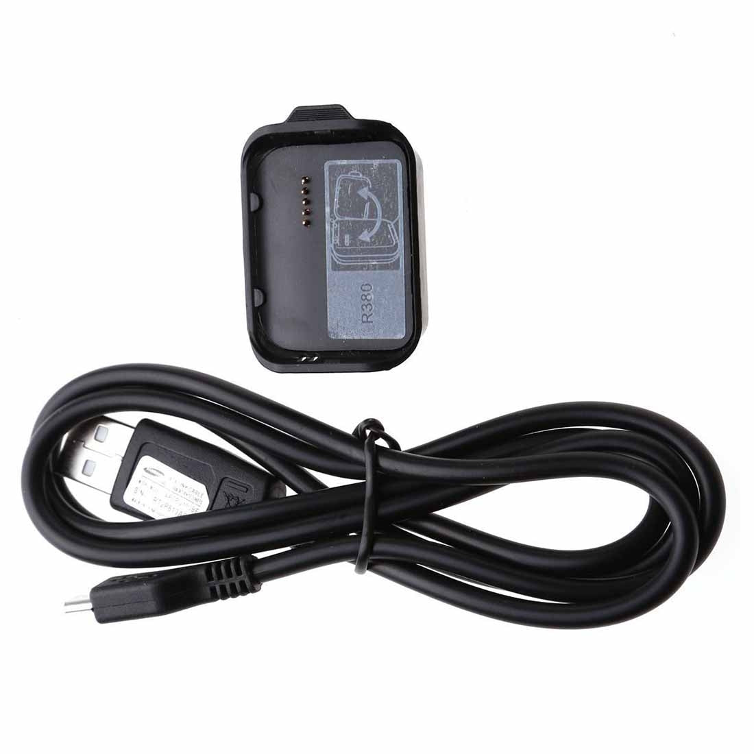 For-Samsung-Gear-2-R380-Charging-Cradle-Dock-Charger-with-USB-cable(Black)
