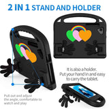 For-Samsung-Tab-S6-Lite-Love-Small-Palm-Holder-EVA-Tablet-Case(Black)