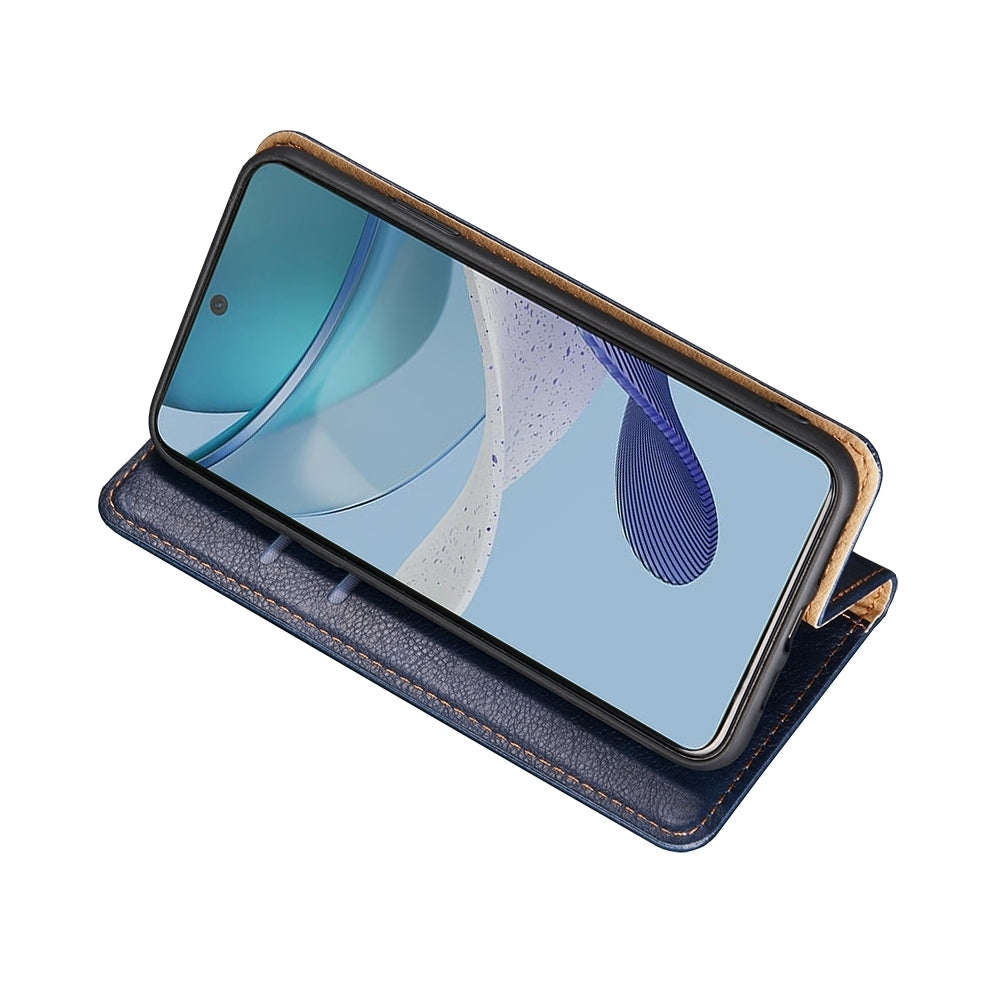 For-Sharp-Aquos-R8-SH-52D-Gloss-Oil-Solid-Color-Magnetic-Leather-Phone-Case(Rose-Gold)