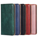 For-Sharp-Aquos-R8-SH-52D-Gloss-Oil-Solid-Color-Magnetic-Leather-Phone-Case(Rose-Gold)