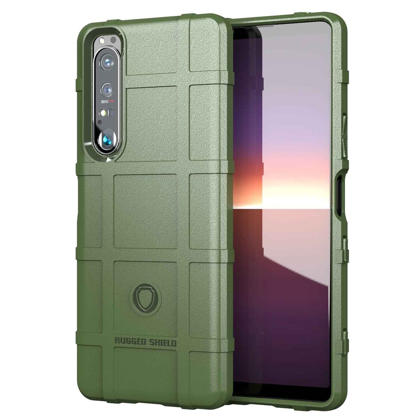 For-Sony-Xperia-1-III-Full-Coverage-Shockproof-TPU-Case(Green)