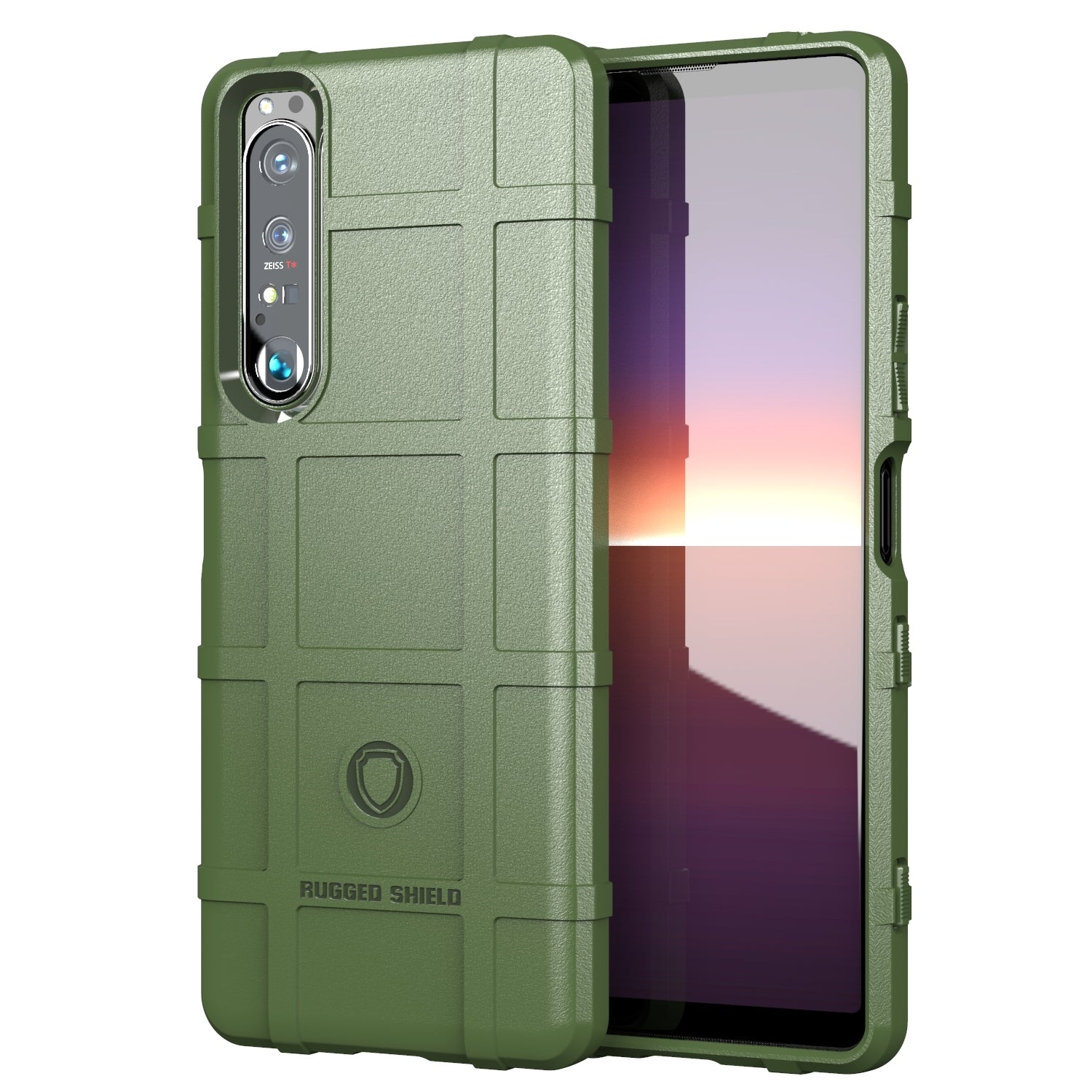 For-Sony-Xperia-1-III-Full-Coverage-Shockproof-TPU-Case(Green)