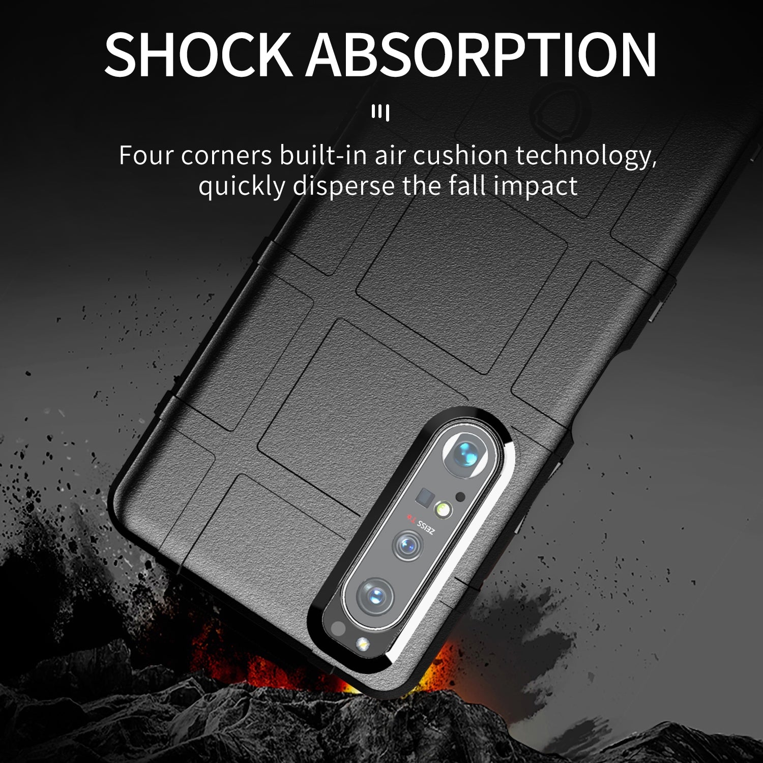 For-Sony-Xperia-1-III-Full-Coverage-Shockproof-TPU-Case(Green)