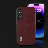 For-Sony-Xperia-1-V-ABEEL-Dream-Litchi-Texture-PU-Phone-Case(Purple)