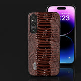 For-Sony-Xperia-1-V-ABEEL-Genuine-Leather-Weilai-Series-Phone-Case(Coffee)