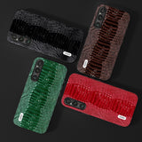 For-Sony-Xperia-1-V-ABEEL-Genuine-Leather-Weilai-Series-Phone-Case(Coffee)