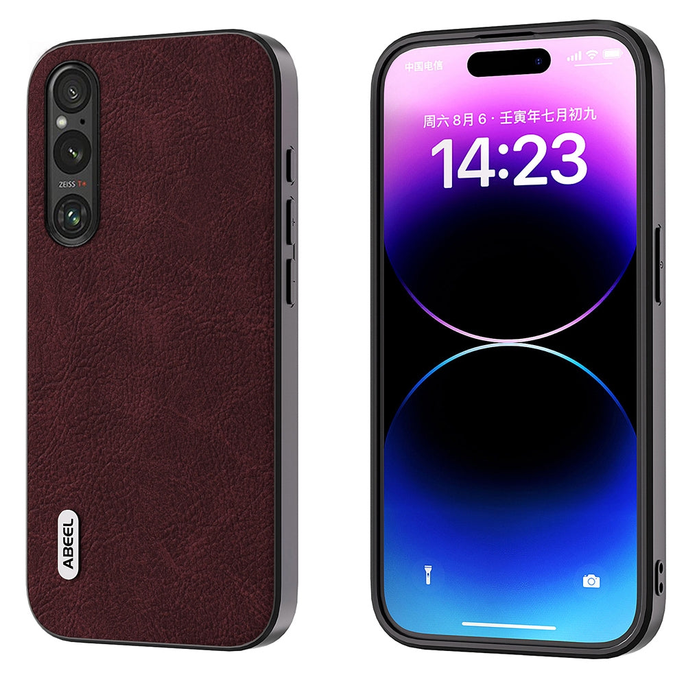 For-Sony-Xperia-1-IV-ABEEL-Dream-Litchi-Texture-PU-Phone-Case(Purple)