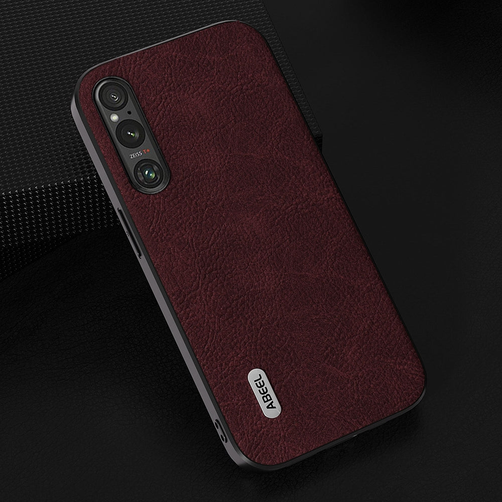 For-Sony-Xperia-1-IV-ABEEL-Dream-Litchi-Texture-PU-Phone-Case(Purple)