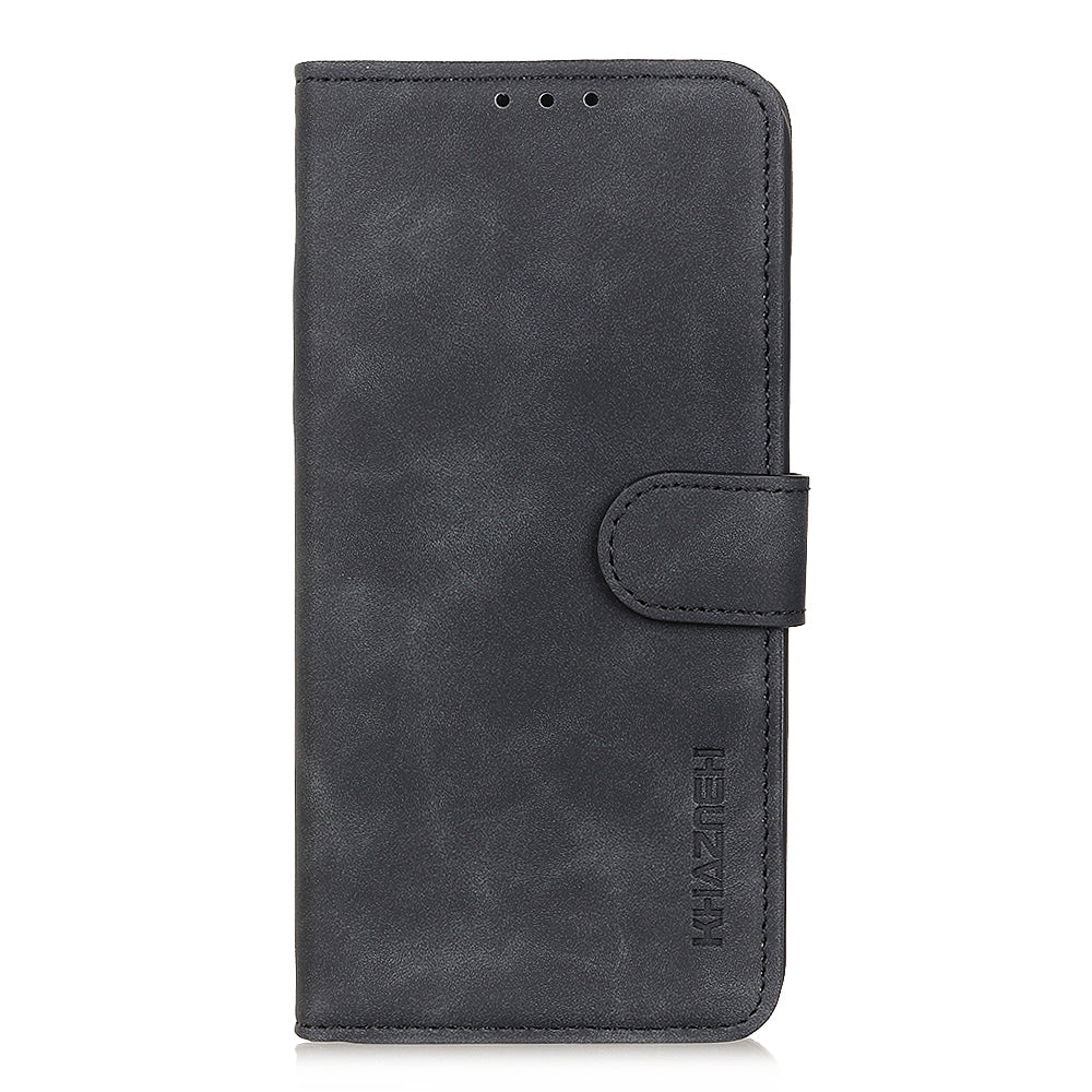 For-Sony-Xperia-1-VI-KHAZNEH-Retro-Texture-Horizontal-Flip-Leather-Phone-Case(Black)