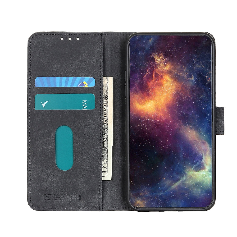 For-Sony-Xperia-1-VI-KHAZNEH-Retro-Texture-Horizontal-Flip-Leather-Phone-Case(Black)