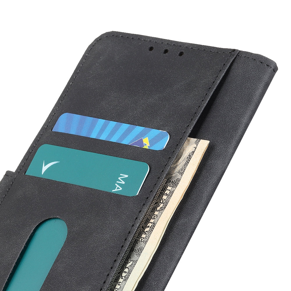 For-Sony-Xperia-1-VI-KHAZNEH-Retro-Texture-Horizontal-Flip-Leather-Phone-Case(Black)