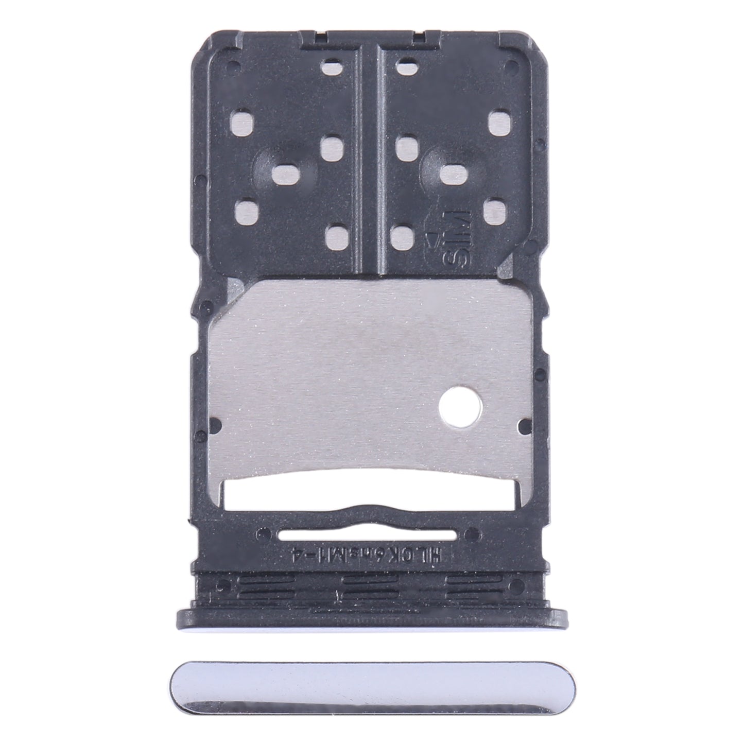 For-Tecno-Camon-20-SIM-Card-Tray-+-Micro-SD-Card-Tray-(Silver)