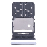 For-Tecno-Camon-20-SIM-Card-Tray-+-Micro-SD-Card-Tray-(Silver)