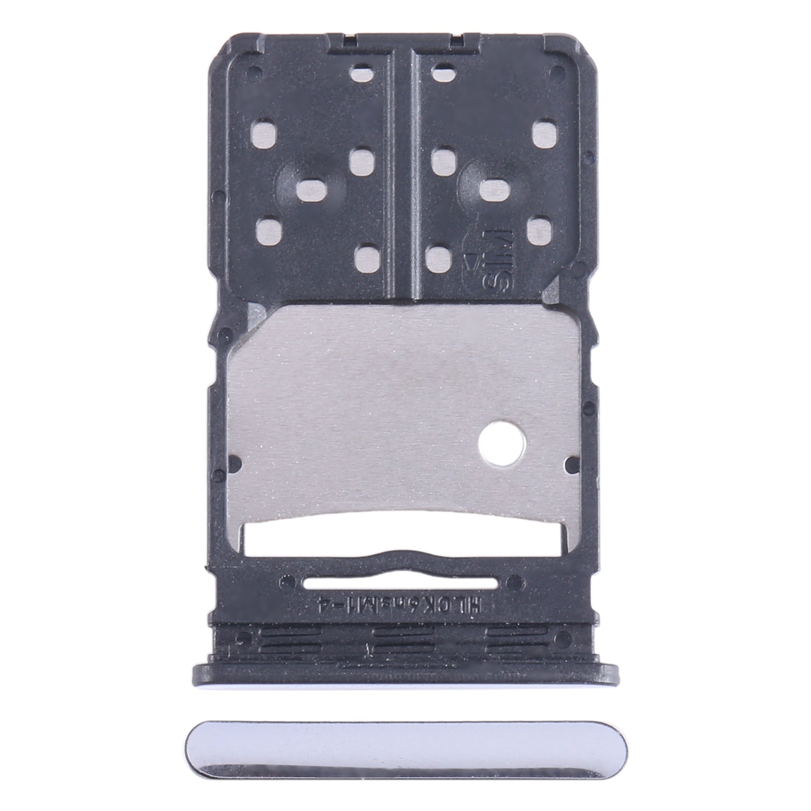 For-Tecno-Camon-20-SIM-Card-Tray-+-Micro-SD-Card-Tray-(Silver)