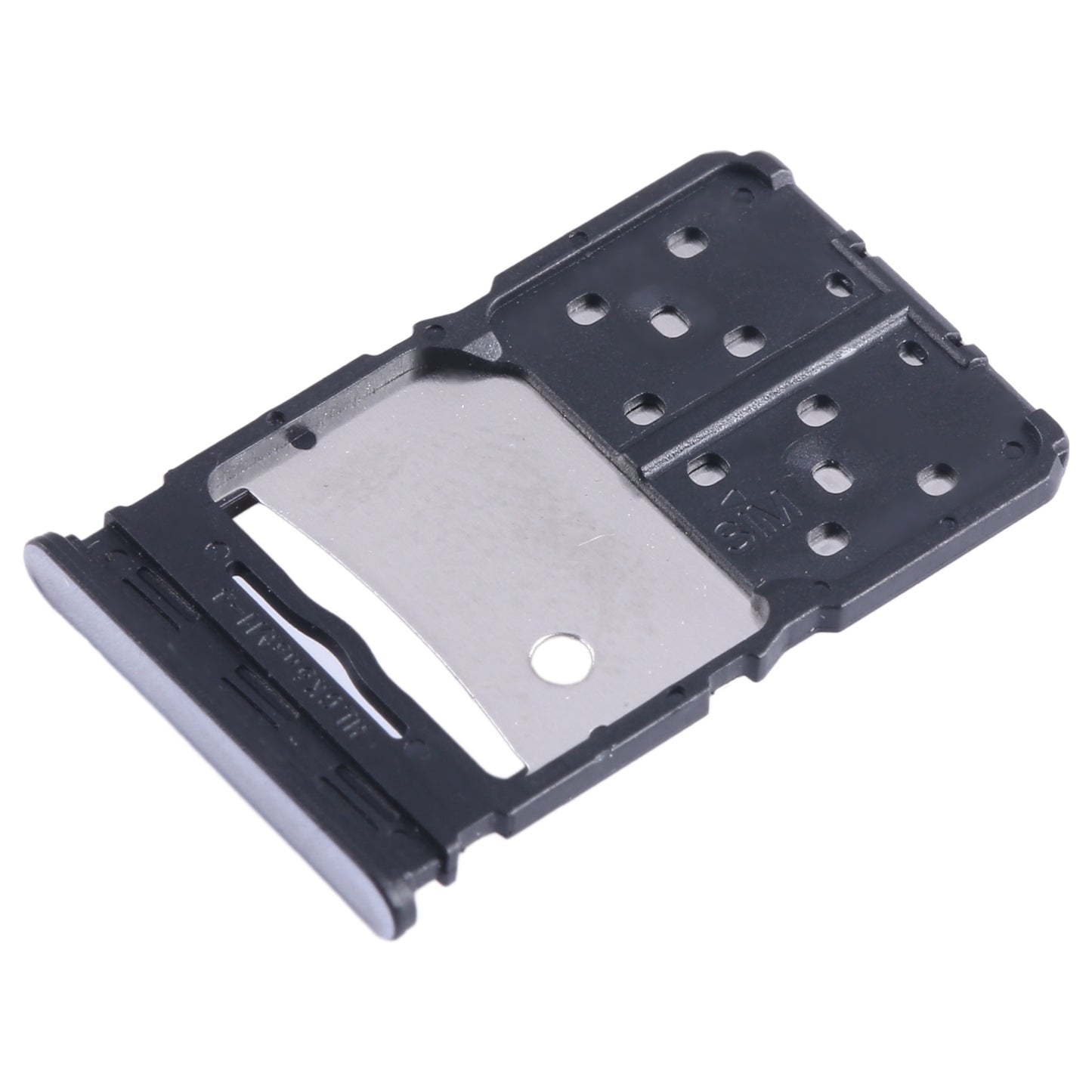 For-Tecno-Camon-20-SIM-Card-Tray-+-Micro-SD-Card-Tray-(Silver)