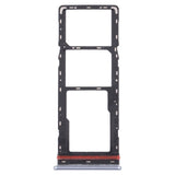 For-Tecno-Camon-17P-CG7-SIM-Card-Tray-+-SIM-Card-Tray-+-Micro-SD-Card-Tray-(Silver)
