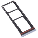 For-Tecno-Camon-17P-CG7-SIM-Card-Tray-+-SIM-Card-Tray-+-Micro-SD-Card-Tray-(Silver)