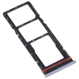 For-Tecno-Camon-17P-CG7-SIM-Card-Tray-+-SIM-Card-Tray-+-Micro-SD-Card-Tray-(Silver)