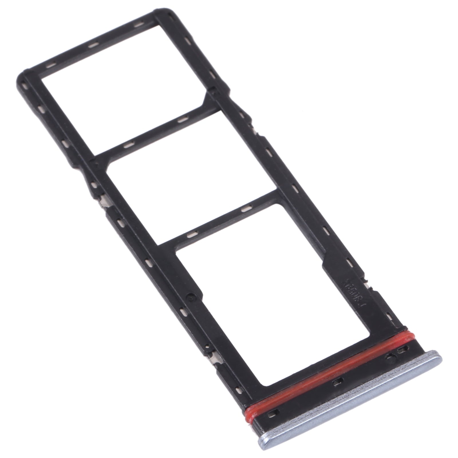 For-Tecno-Camon-17P-CG7-SIM-Card-Tray-+-SIM-Card-Tray-+-Micro-SD-Card-Tray-(Silver)
