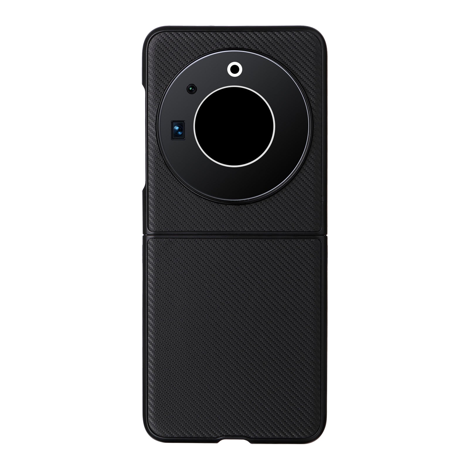 For-Tecno-Phantom-V-Flip-PU-Leather-PC-Phone-Case(Black)