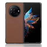 For-Tecno-Phantom-V-Fold-PU-Leather-PC-Phone-Case(Brown)