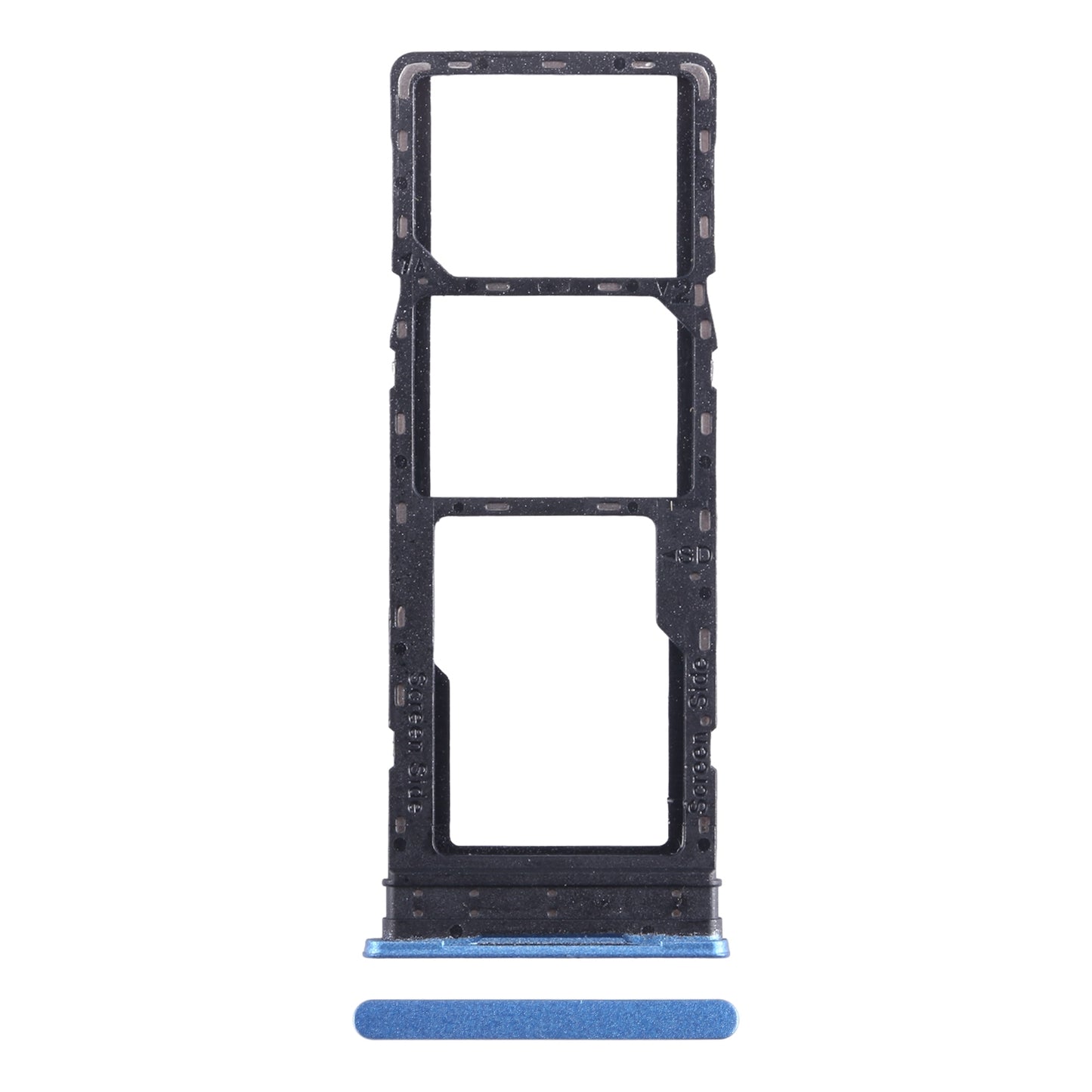 For-Tecno-Pova-Neo-SIM-Card-Tray-+-SIM-Card-Tray-+-Micro-SD-Card-Tray-(Blue)