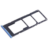 For-Tecno-Pova-Neo-SIM-Card-Tray-+-SIM-Card-Tray-+-Micro-SD-Card-Tray-(Blue)
