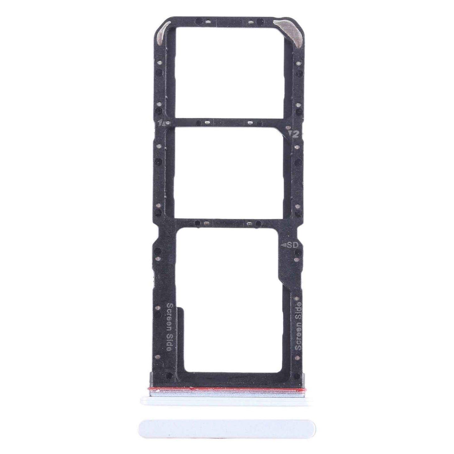 For-Tecno-Spark-10-Pro-KI7-SIM-Card-Tray-+-SIM-Card-Tray-+-Micro-SD-Card-Tray-(White)