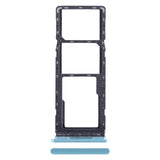For-Tecno-Spark-8C-KG5k-SIM-Card-Tray-+-SIM-Card-Tray-+-Micro-SD-Card-Tray-(Green)