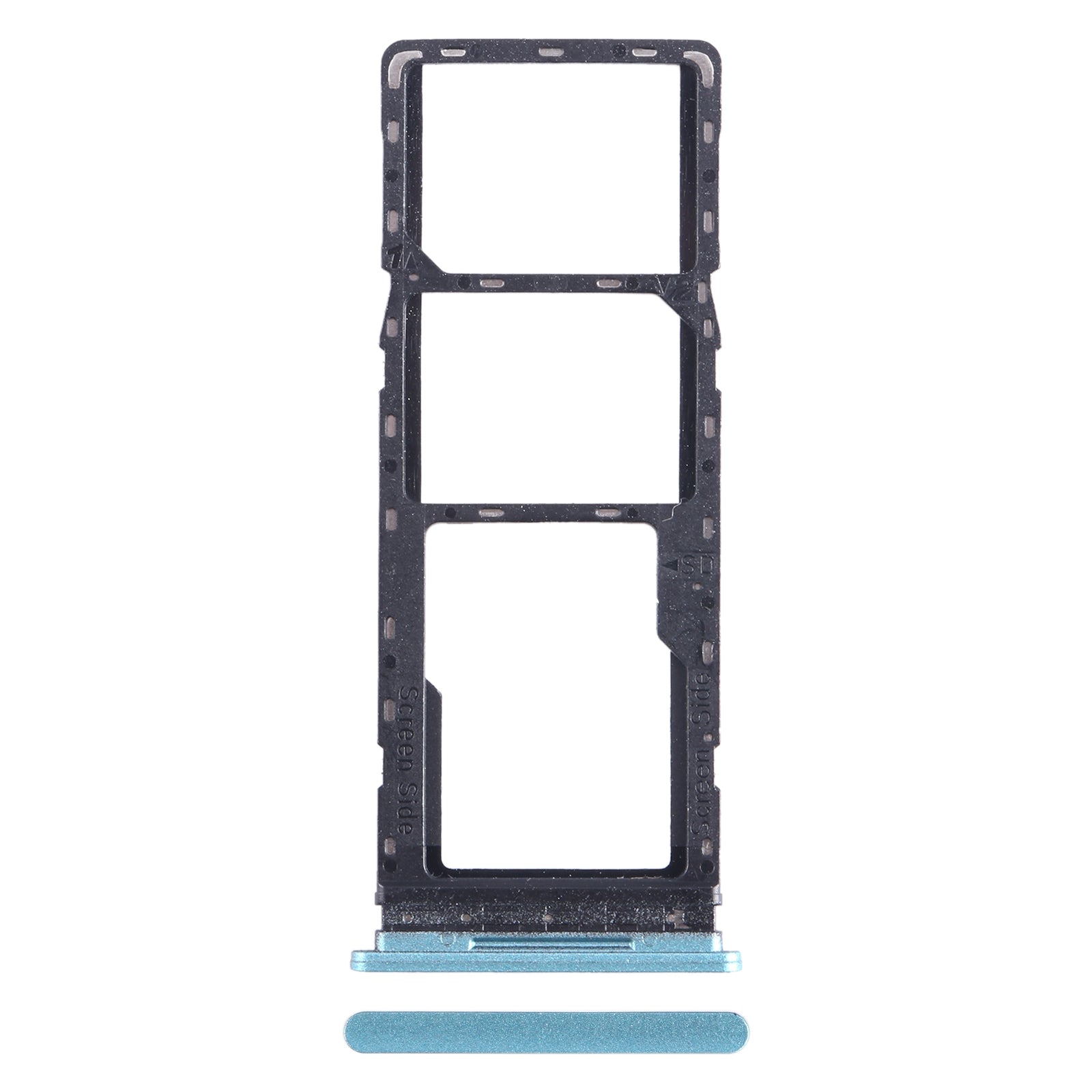 For-Tecno-Spark-8C-KG5k-SIM-Card-Tray-+-SIM-Card-Tray-+-Micro-SD-Card-Tray-(Green)
