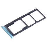 For-Tecno-Spark-8C-KG5k-SIM-Card-Tray-+-SIM-Card-Tray-+-Micro-SD-Card-Tray-(Green)