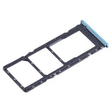 For-Tecno-Spark-8C-KG5k-SIM-Card-Tray-+-SIM-Card-Tray-+-Micro-SD-Card-Tray-(Green)