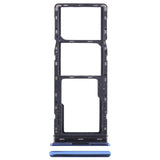For-Tecno-Spark-10-SIM-Card-Tray-+-SIM-Card-Tray-+-Micro-SD-Card-Tray-(Blue)